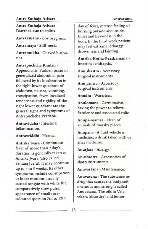 Dictionary of Ayurveda (CSBS 55)